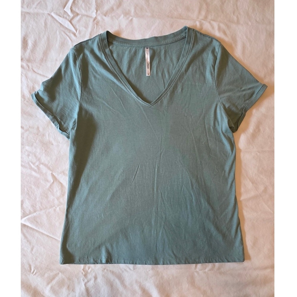 KUHL Womens Vega V-Neck Short Sleeve T-Shirt Sage Green Small